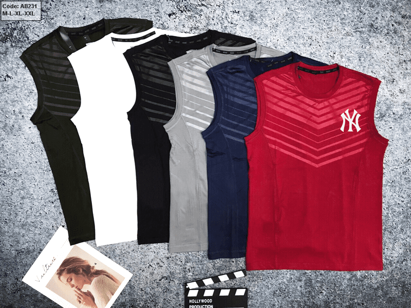 Giá sỉ áo thun nam ba lỗ thể thao logo new york yankees