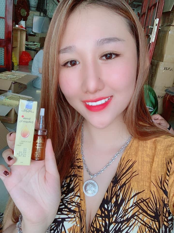Serum Collagen X3 giúp căng bóng da