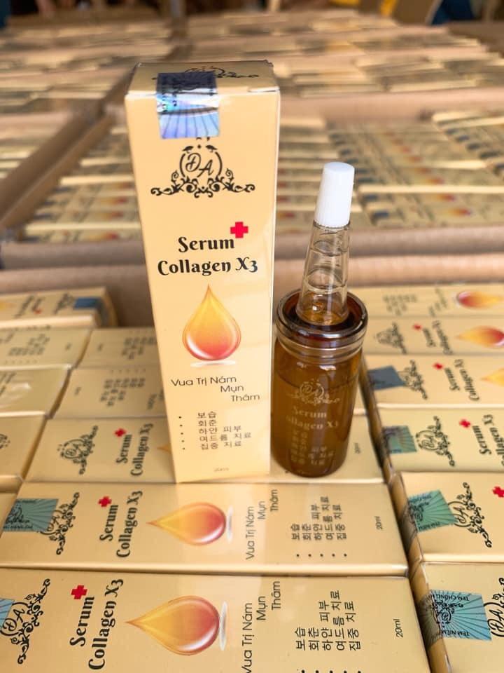 Serum Collagen X3 giúp căng bóng da