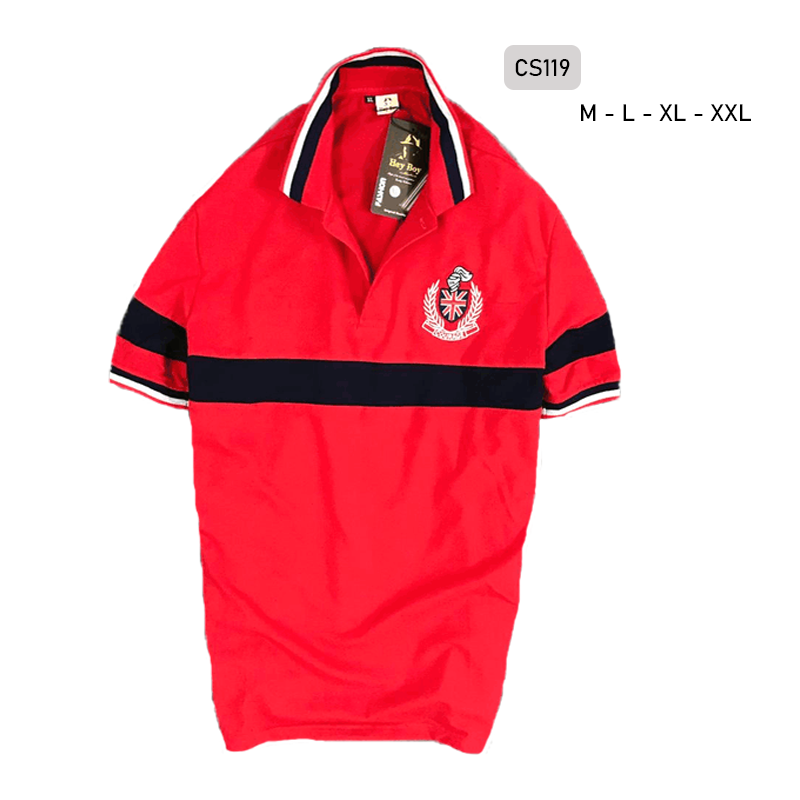 12257-42.png Áo Thun Nam Có Cổ Vải Cá Sấu Thêu Logo Cổ Phối - CS119