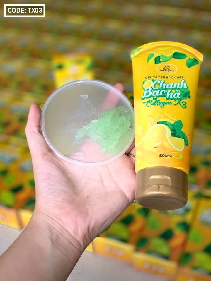 Gel tẩy tế bào chết Collagen x3