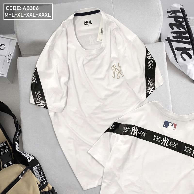 Nơi chuyên sỉ áo thun cổ tròn thêu logo NY
