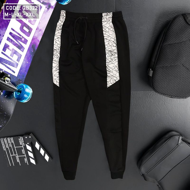 Giá sỉ quần dài nam Jogger thể thao phối viền cá tính