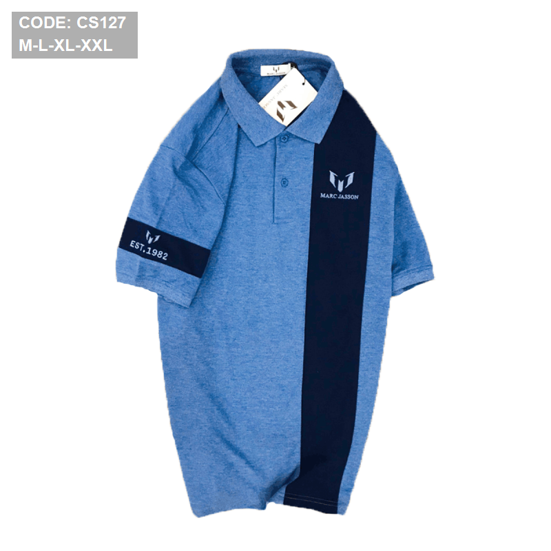 12802-1.png Áo Thun Cá Sấu Nam Có Cổ Phối Marc Jasson - CS127