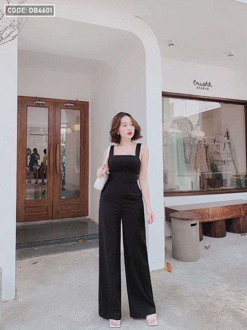Jum suông áo cột nơ sau có cúp ngực