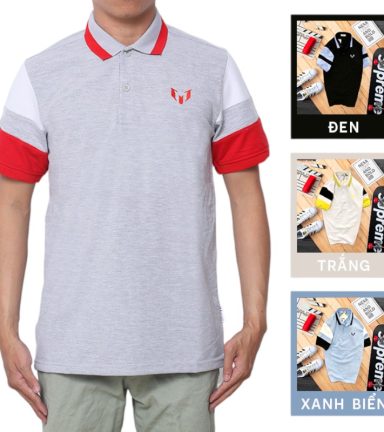Áo Thun Nam Cá Sấu Polo Tay Ngắn Phối - CS129