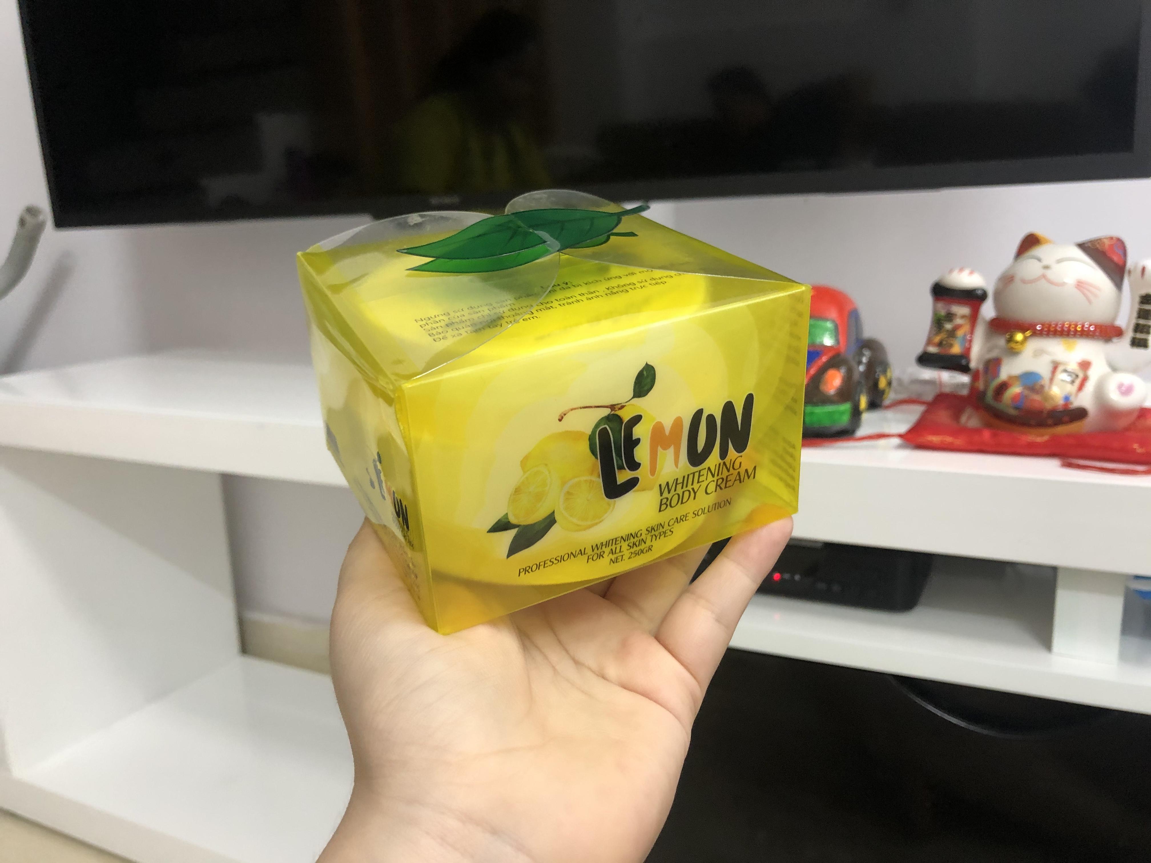 Tìm nguồn hàng sỉ kem body Lemon sỉ 165k