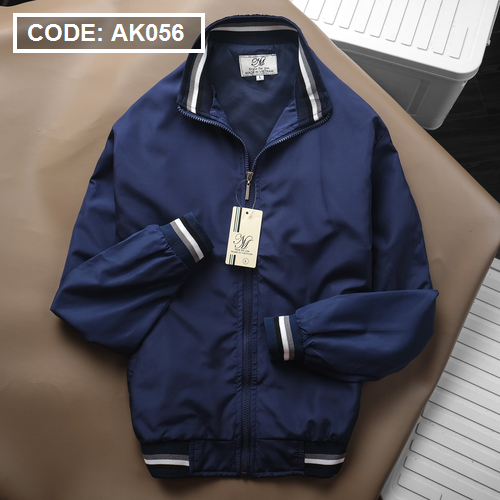 Áo khoác vest dạ nam cổ trụ AKN043  Shop áo khoác nam xuất khẩu