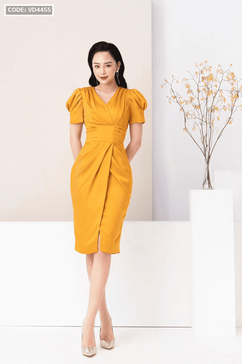 Váy đi biển hở lưng màu vàng - Lami Shop | Shopee Việt Nam