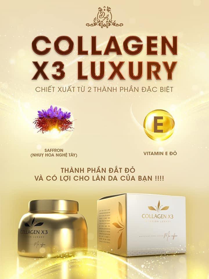 Kem body Collagen X3 Luxury Mỹ Phẩm Đông Anh - BDX3L
