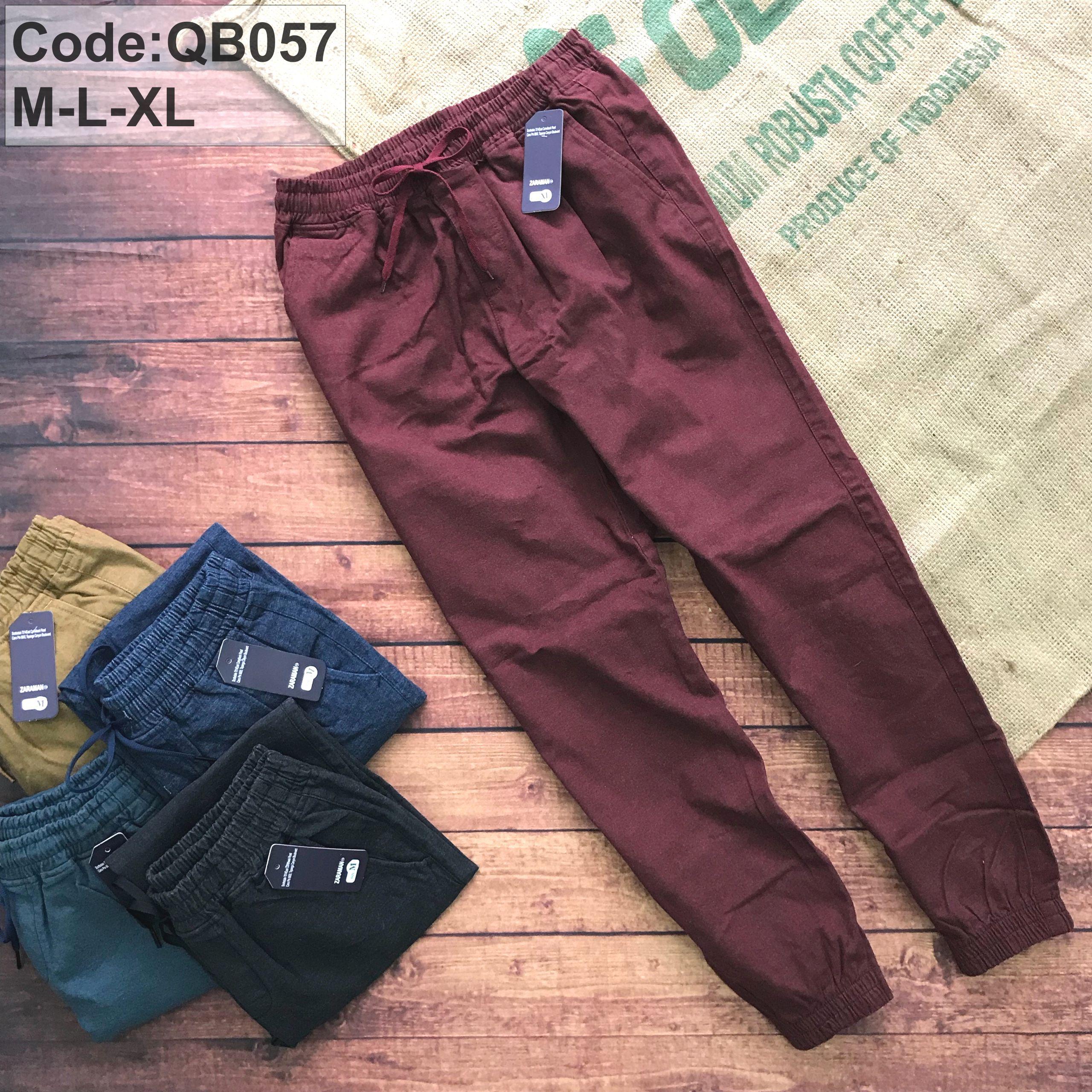 Quần jogger nam dài kaki