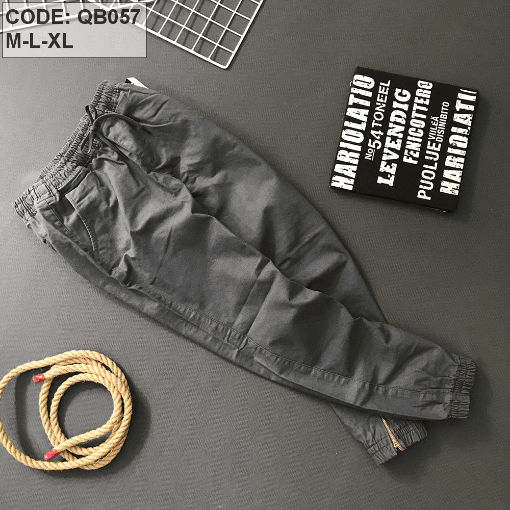 Quần jogger nam dài kaki