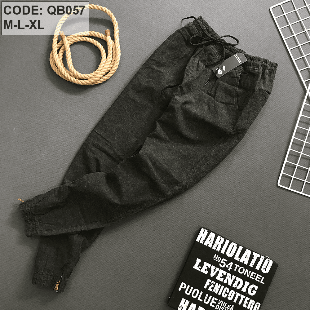 Quần jogger nam dài kaki