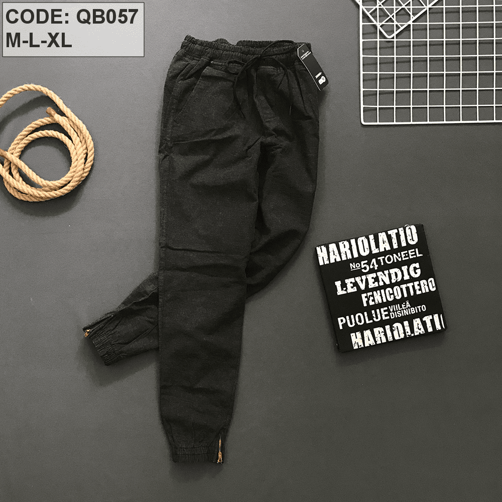 Quần jogger nam dài kaki
