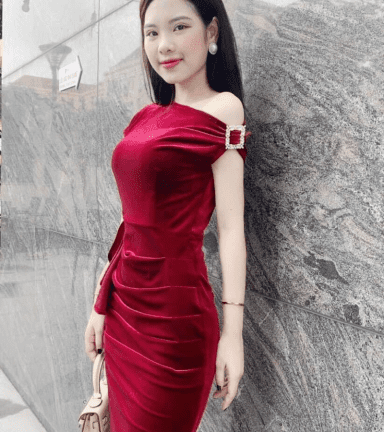 2 màu) Đầm nhung dáng suông cổ tròn đính ngọc | My Way Fashion || Thời  trang thiết kế cao cấp