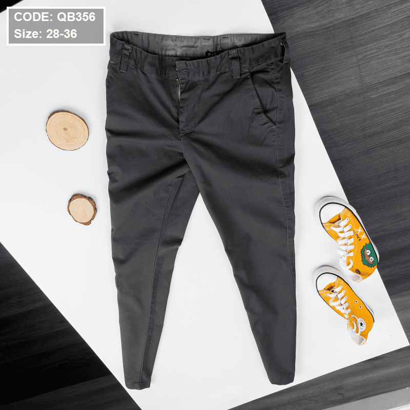 Quần dài kaki nam phối lưng cao cấp