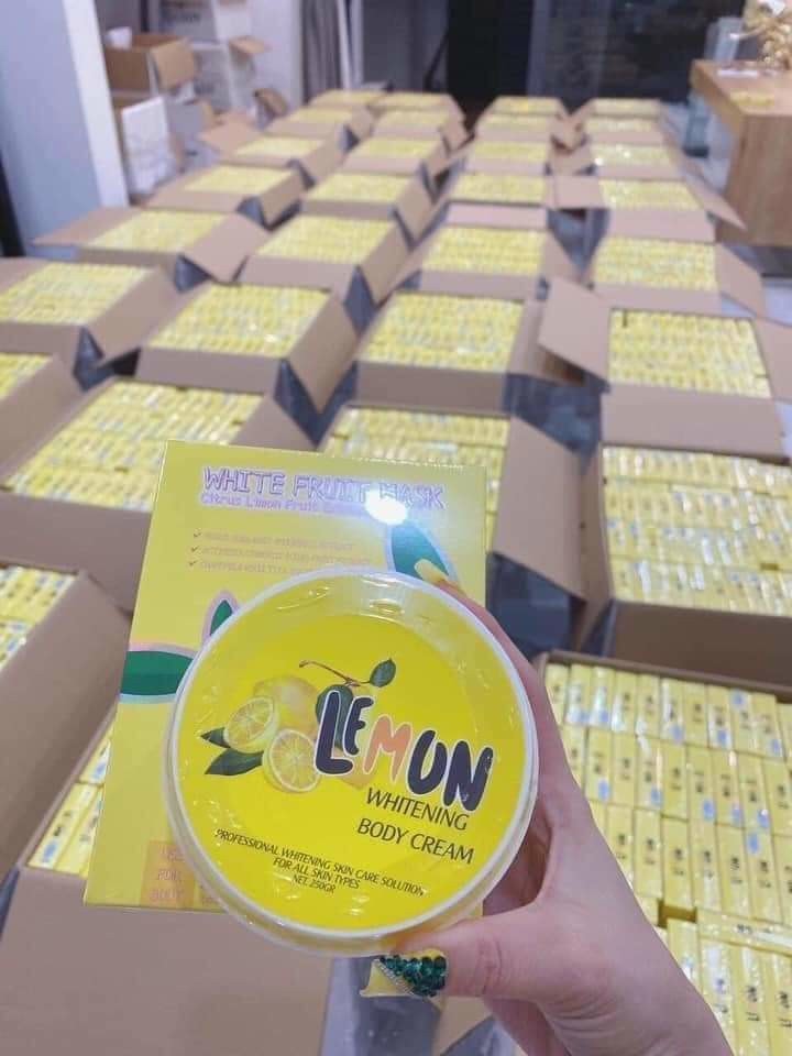 Kem body Chanh Lemon dưỡng trắng da Q-lady - 8938521373650