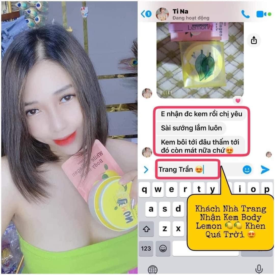 Kem body Lemon Chanh dưỡng da trắng nhanh chính hãng