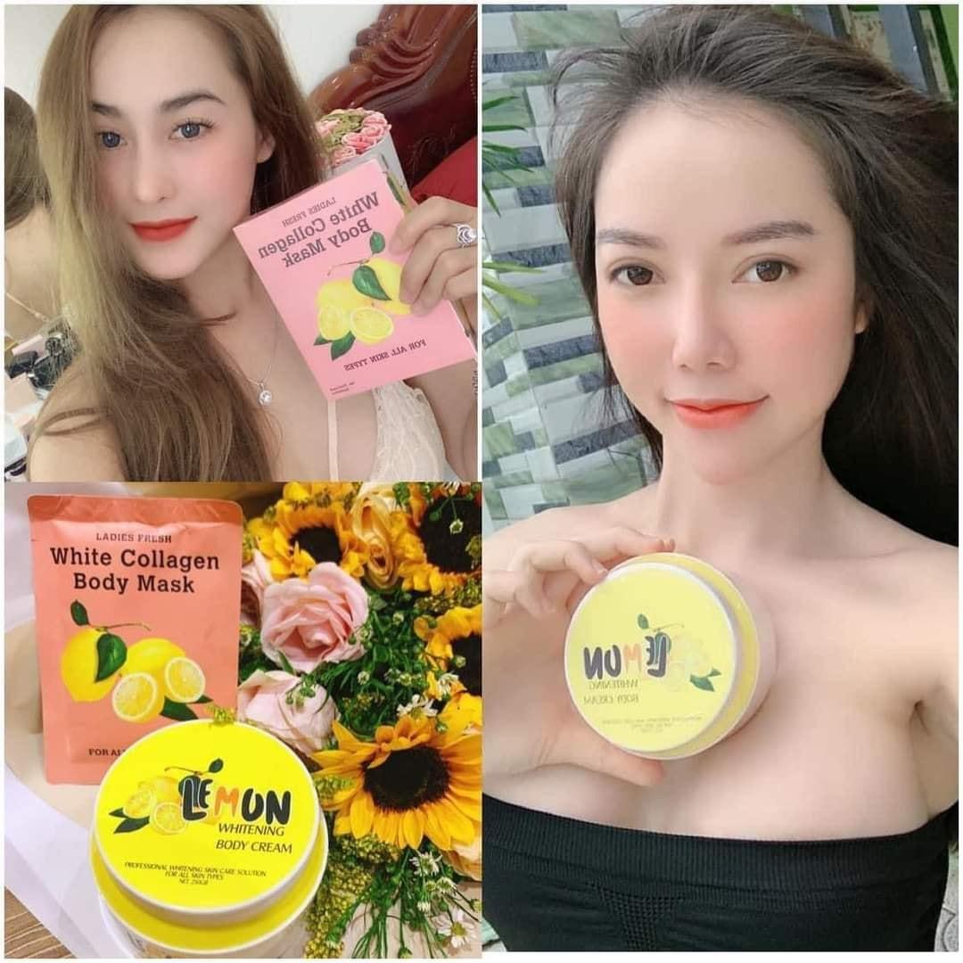Kem body Lemon Chanh dưỡng da trắng nhanh chính hãng