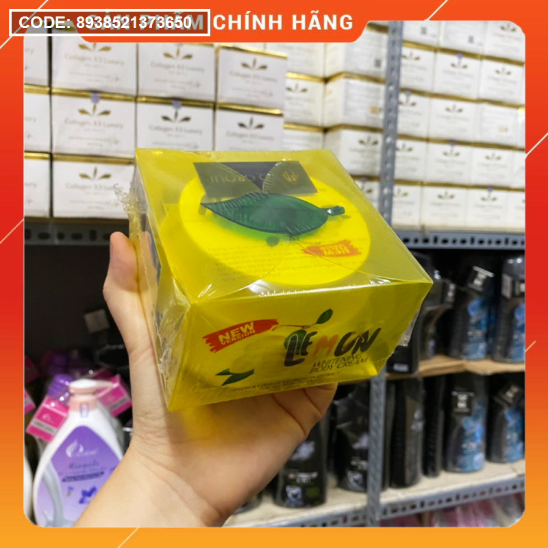 Kem body Chanh Lemon dưỡng trắng da Q-lady - 8938521373650