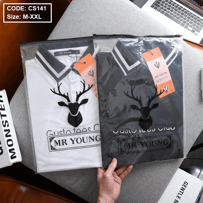 Áo thun nam cổ bẻ cao cấp hàng shop