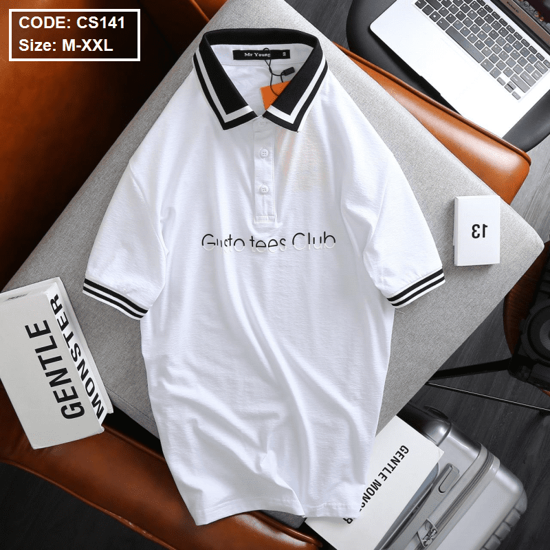 Áo thun nam cổ bẻ cao cấp hàng shop