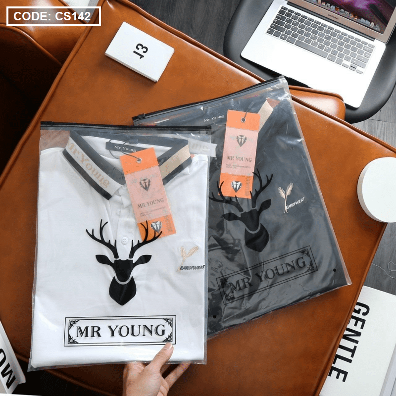 Áo thun nam cổ bẻ cao cấp hàng shop