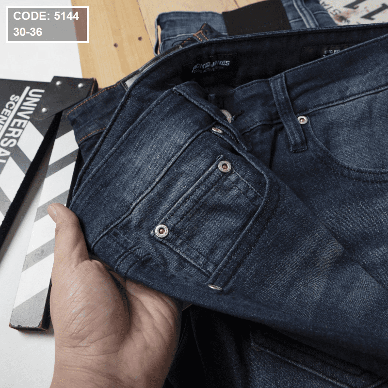 Quần jean nam 5144 ống ôm form slim fit có size 36