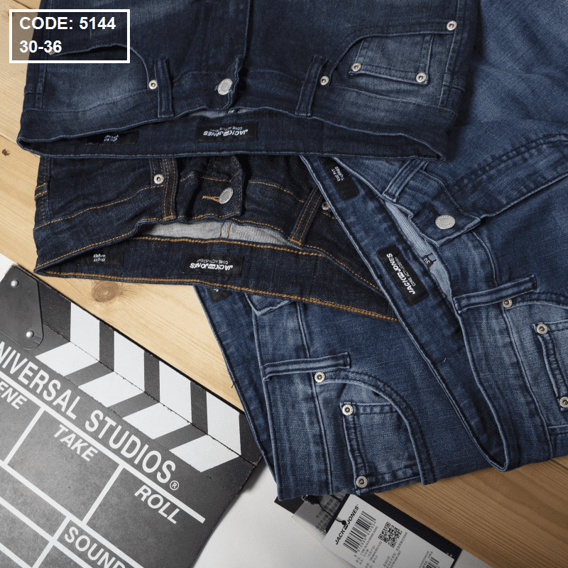 Quần jean nam 5144 ống ôm form slim fit có size 36