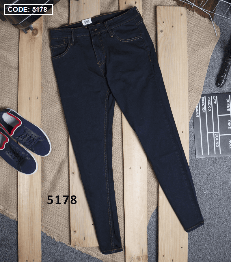 Chuyên bỏ sỉ quần jean dài nam 5178 ống nhỏ form sim fit