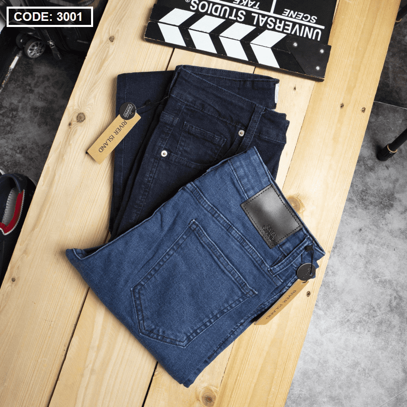 Quần jean nam 3001 ống ôm form slim fit