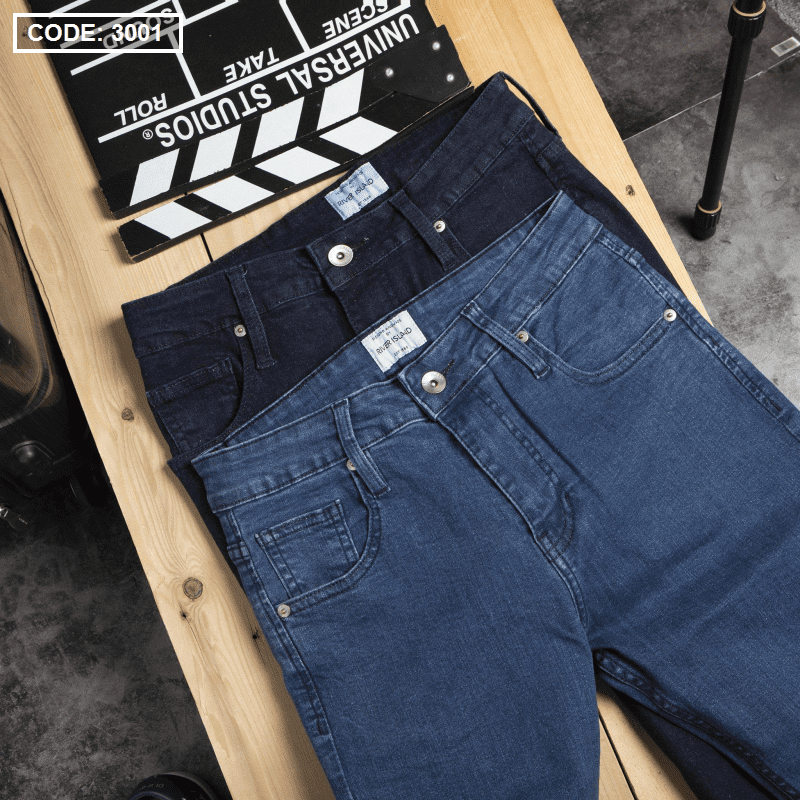 Quần jean nam 3001 ống ôm form slim fit