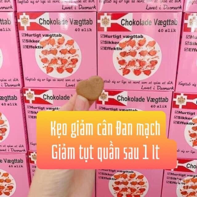 Kẹo Socola Giảm Béo Đan Mạch Chokolade Vaegttab chính hãng