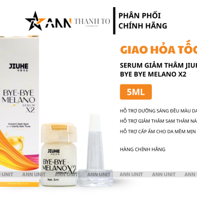 Serum Giảm Thâm Jiuhe Bye-Bye Melano x2 5ml - SERUMJ