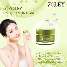 KEM Face Zoley Xanh Ngừa Mụn Trắng Da 10g