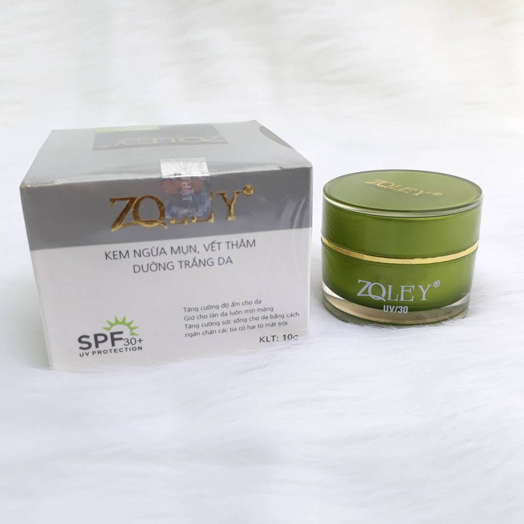 KEM Face Zoley Xanh Ngừa Mụn Trắng Da 10g