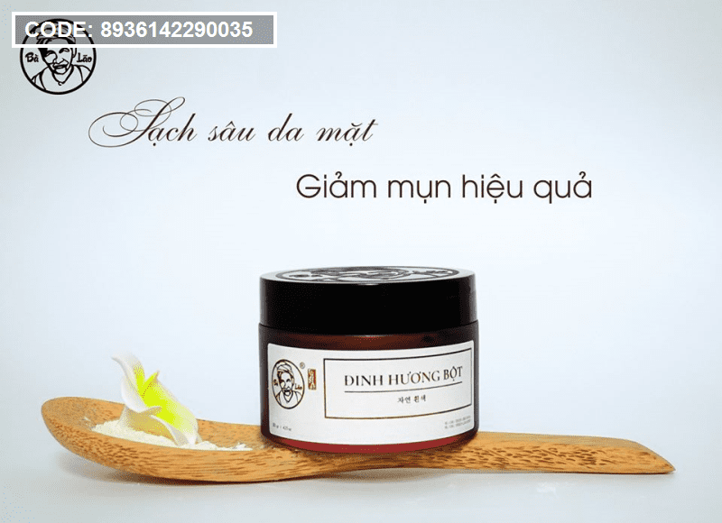 Bột Đinh Hương Bà Lão Rửa Mặt 120g – Trị Mụn Từ Đinh Hương