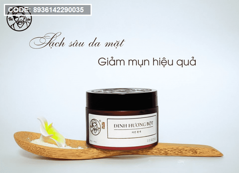 Bột Đinh Hương Bà Lão Rửa Mặt 120g – Trị Mụn Từ Đinh Hương