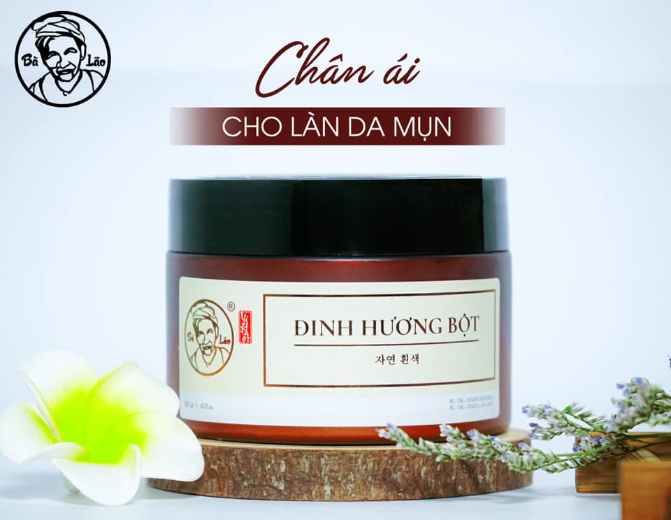 Bột Đinh Hương Bà Lão Rửa Mặt 120g – Trị Mụn Từ Đinh Hương