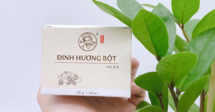 Bột Đinh Hương Bà Lão Rửa Mặt 120g – Trị Mụn Từ Đinh Hương