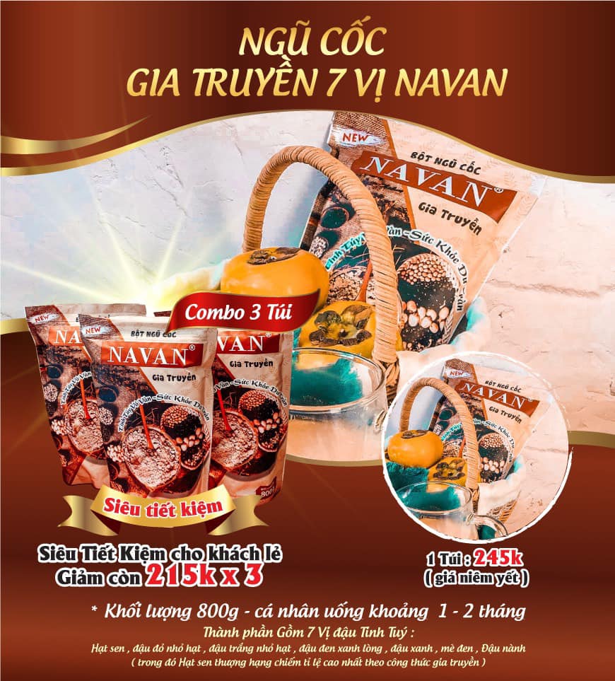 Bột Ngũ Cốc Dinh Dưỡng Navan 11 Bột Ngũ Cốc Dinh Dưỡng Navan