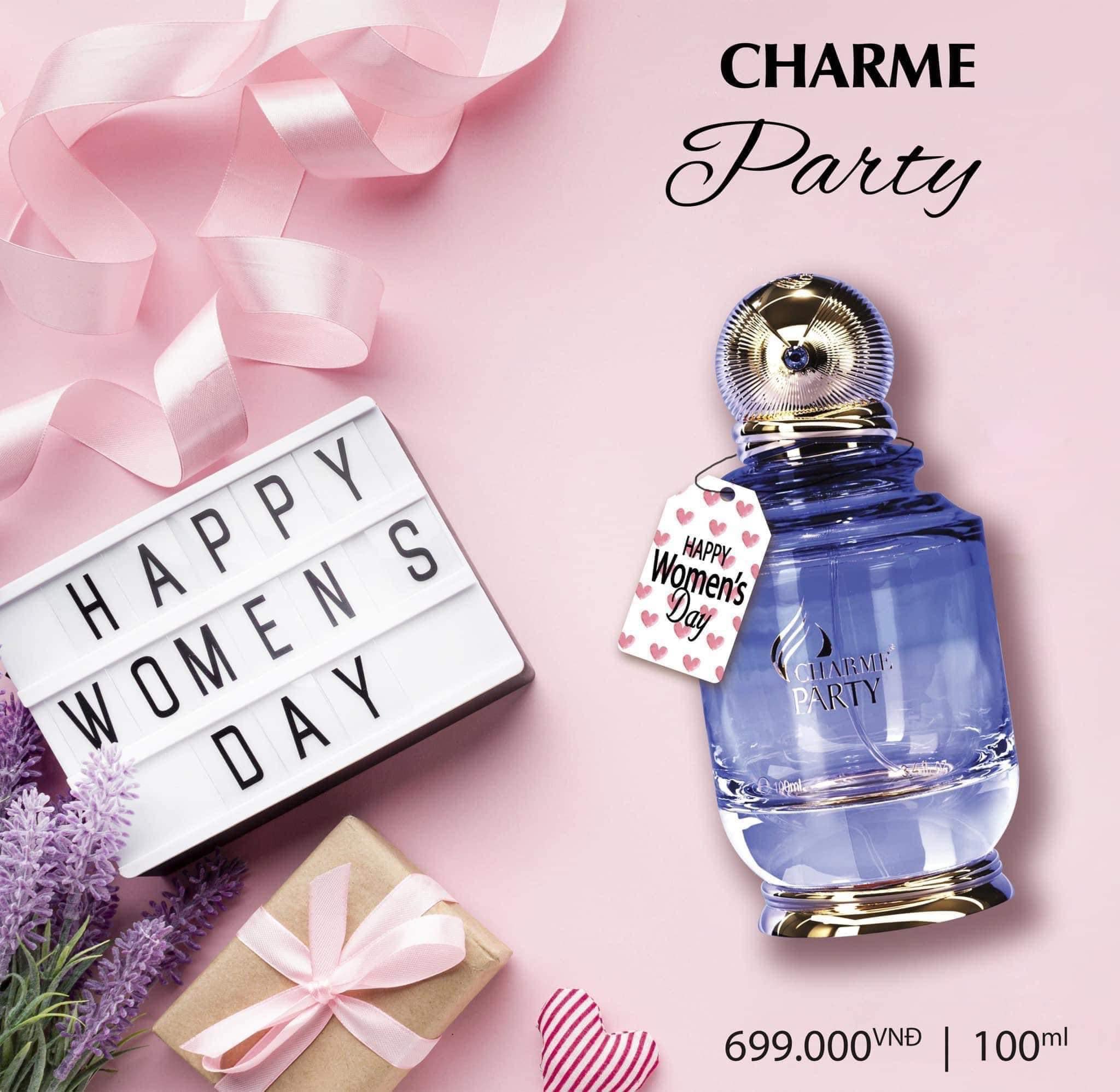 Hàng chính hãng - nước hoa nữ Charme PARTY 100ml