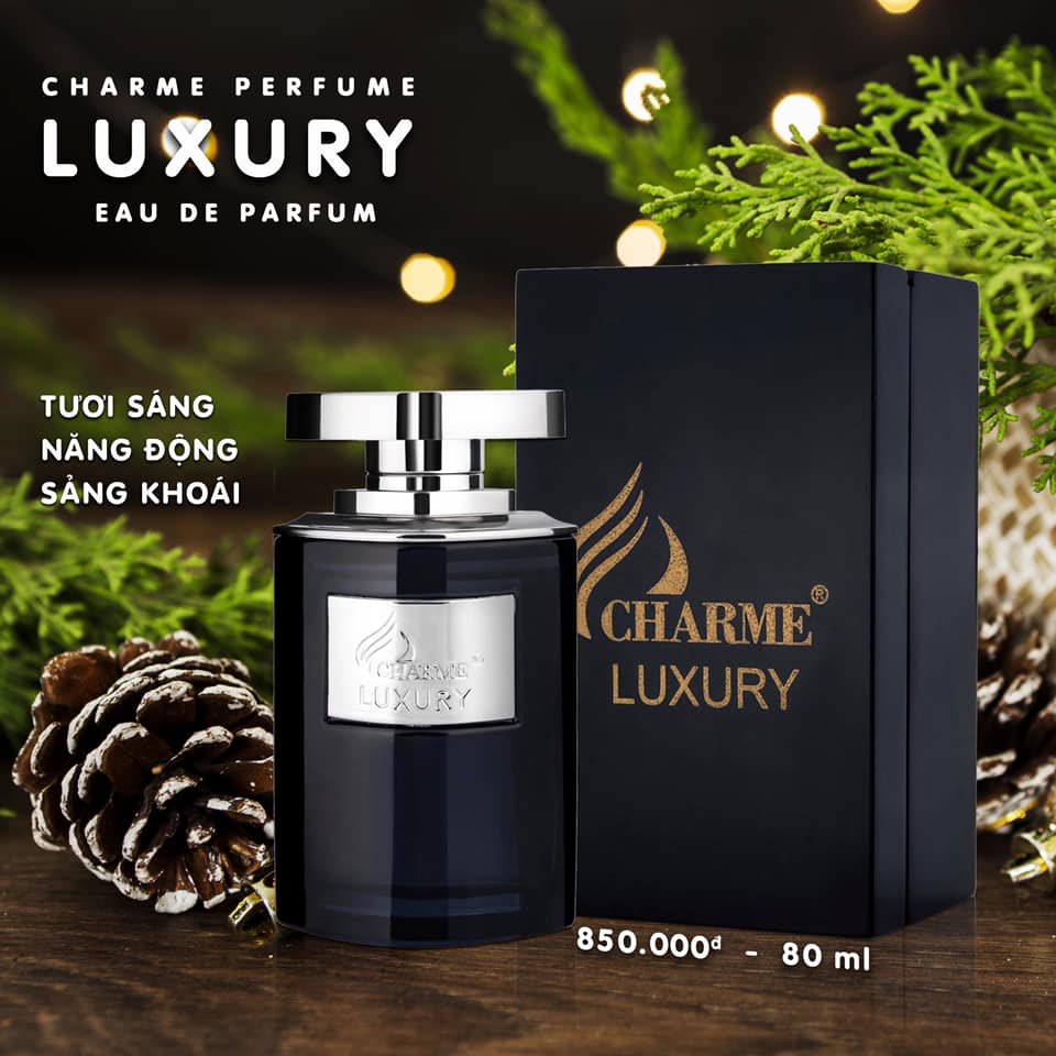 Hàng chính hãng - nước hoa nam Charme LUXURY 80ml