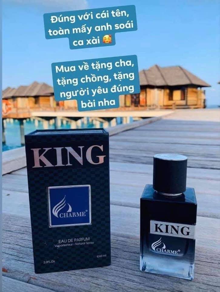 Hàng chính hãng - nước hoa nam Charme KING 60ml
