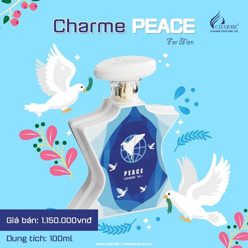 Nơi lấy sỉ hàng chính hãng- nước hoa nam Charme NO.1 Peace 100ML