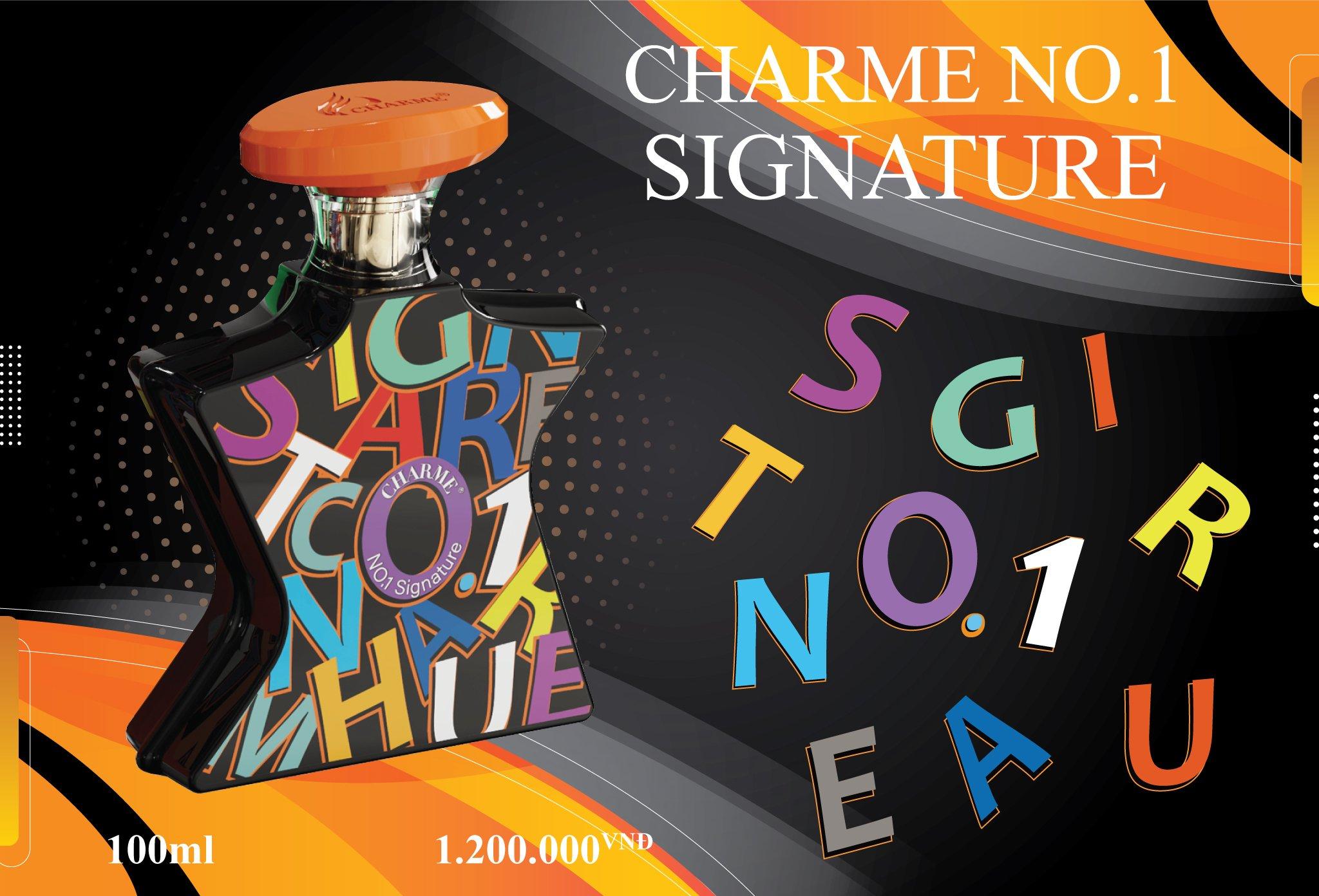 Hàng chính hãng- Nước hoa Charme No.1 Signature