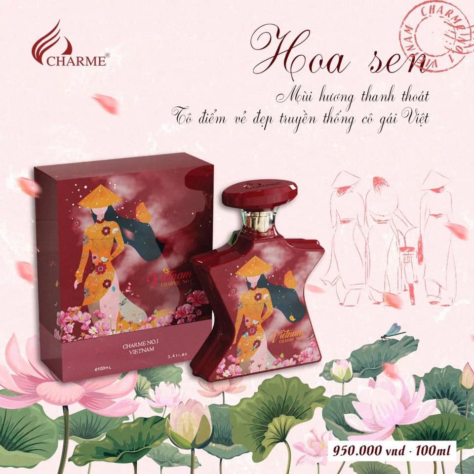 Hàng chính hãng- nước hoa nữ Charme no. 1 Việt nam 100ml