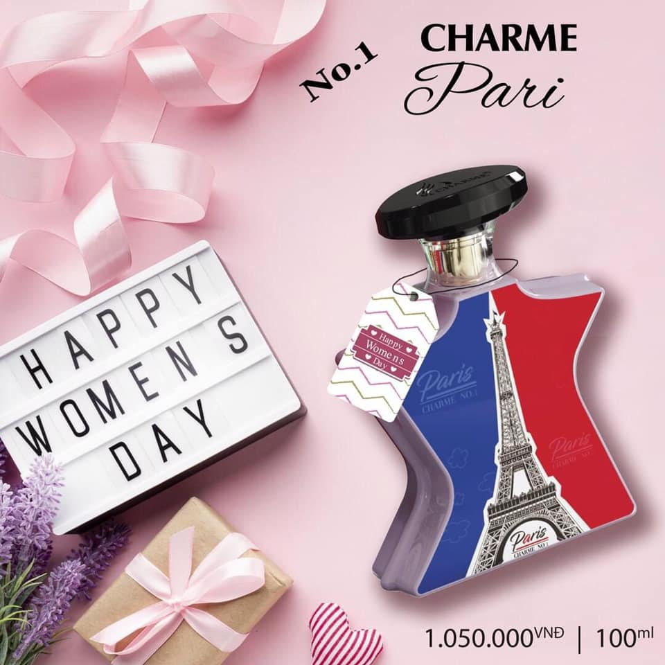 Hàng chính hãng- nước hoa nữ Charme no.1 Paris 100ml