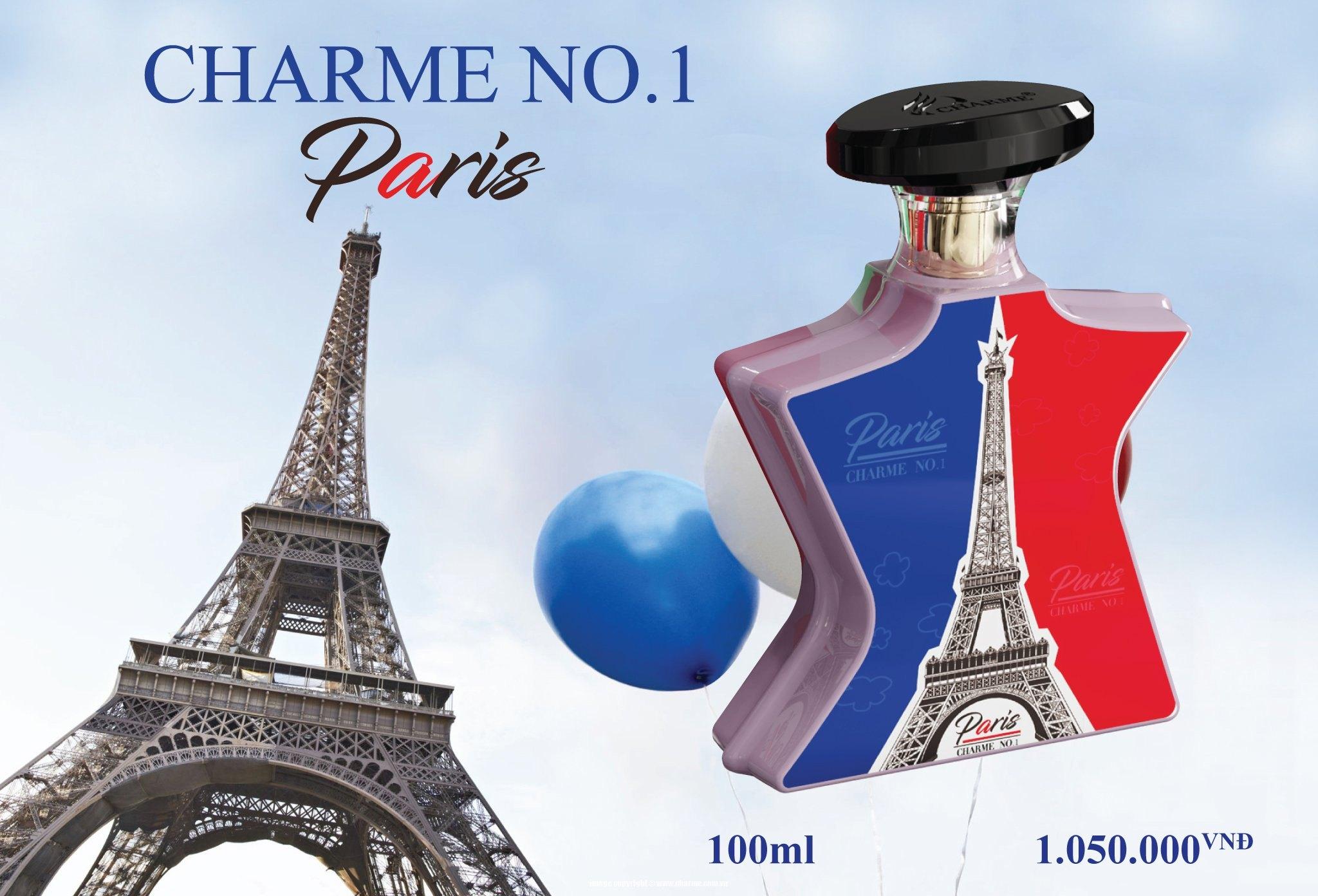 Hàng chính hãng- nước hoa nữ Charme no.1 Paris 100ml