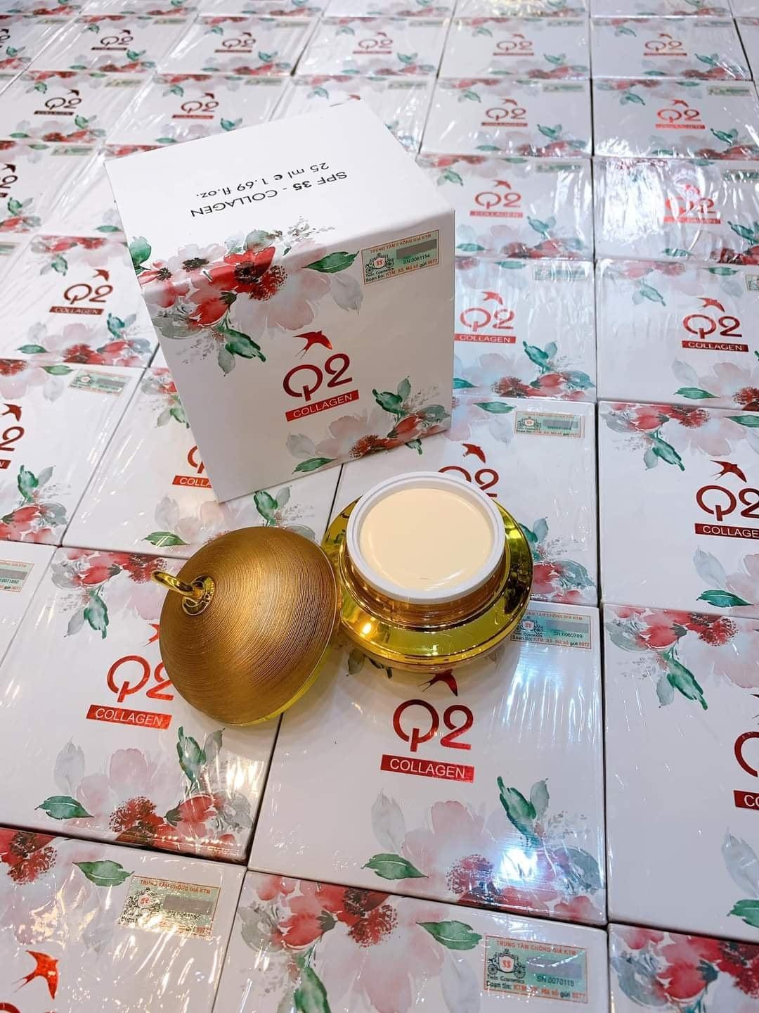 Kem face Q2 Collagen vip vàng